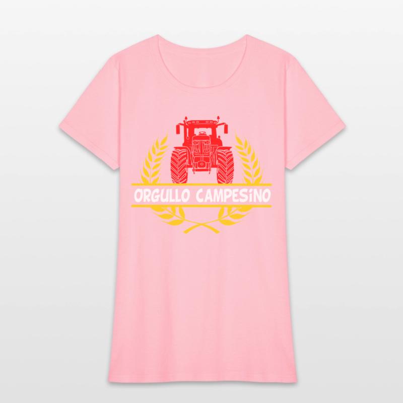 Color Tractor Design Orgullo Campesino in Yellow