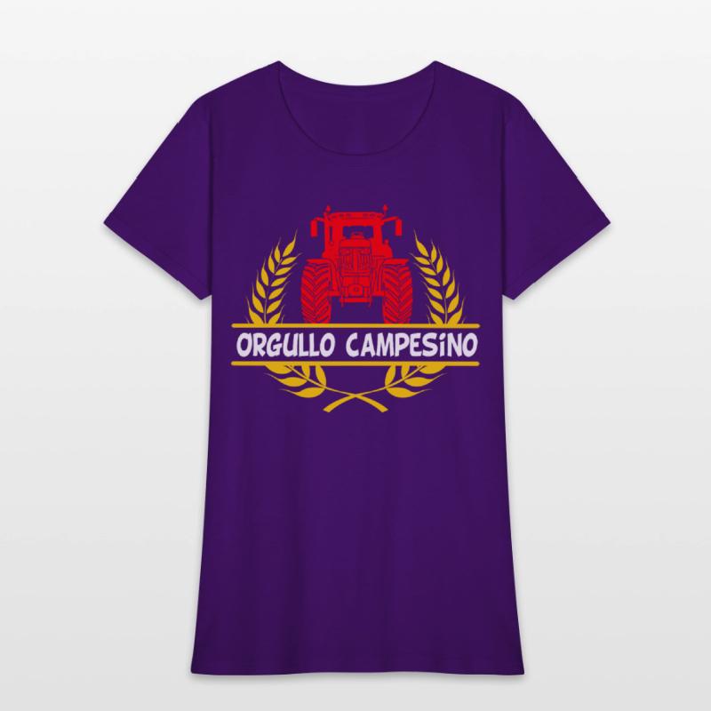 Color Tractor Design Orgullo Campesino in Yellow