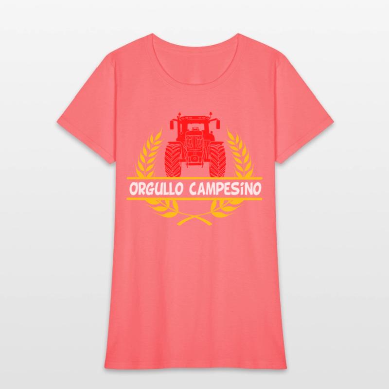 Color Tractor Design Orgullo Campesino in Yellow