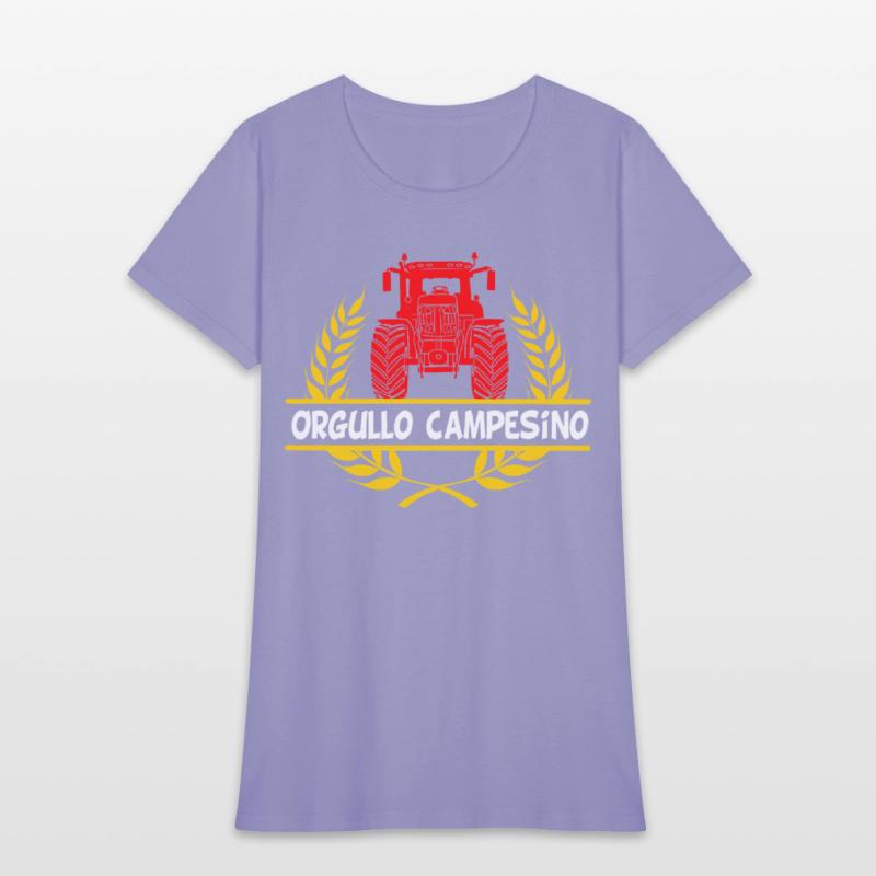 Color Tractor Design Orgullo Campesino in Yellow