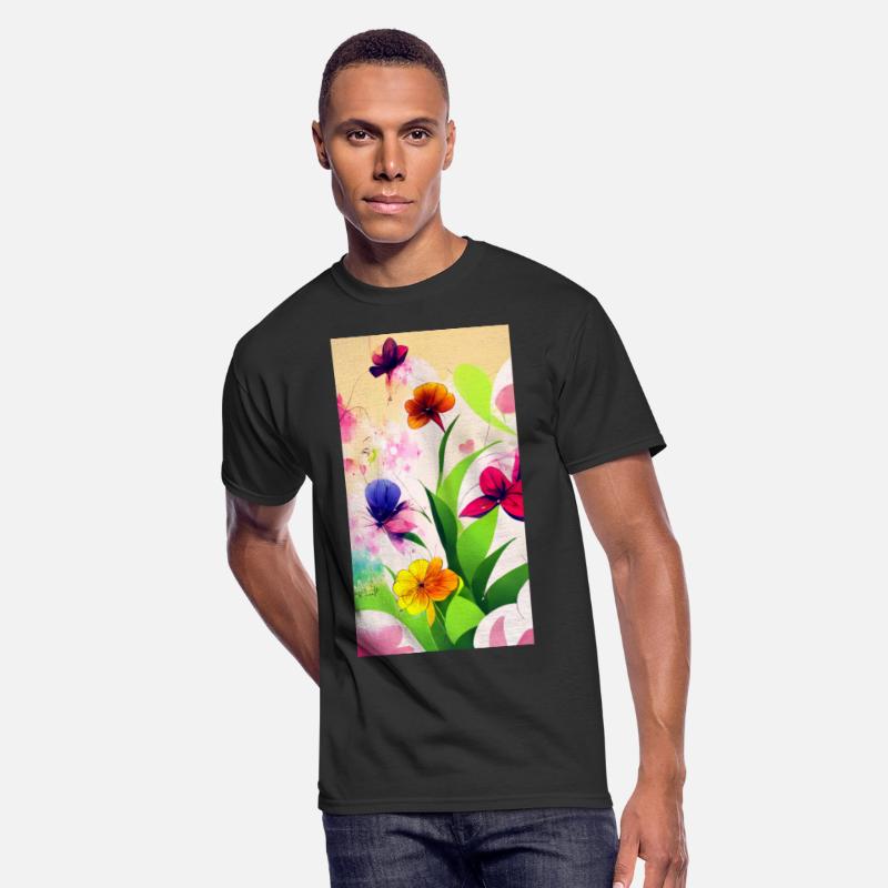 Colorful multicolored bright picture. Painted