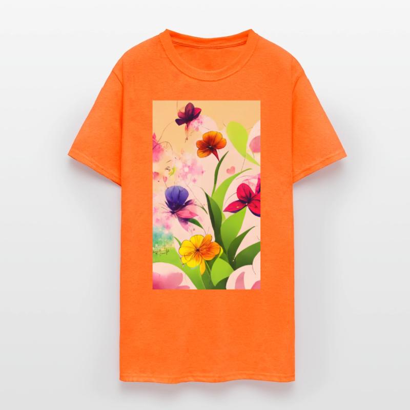 Colorful multicolored bright picture. Painted