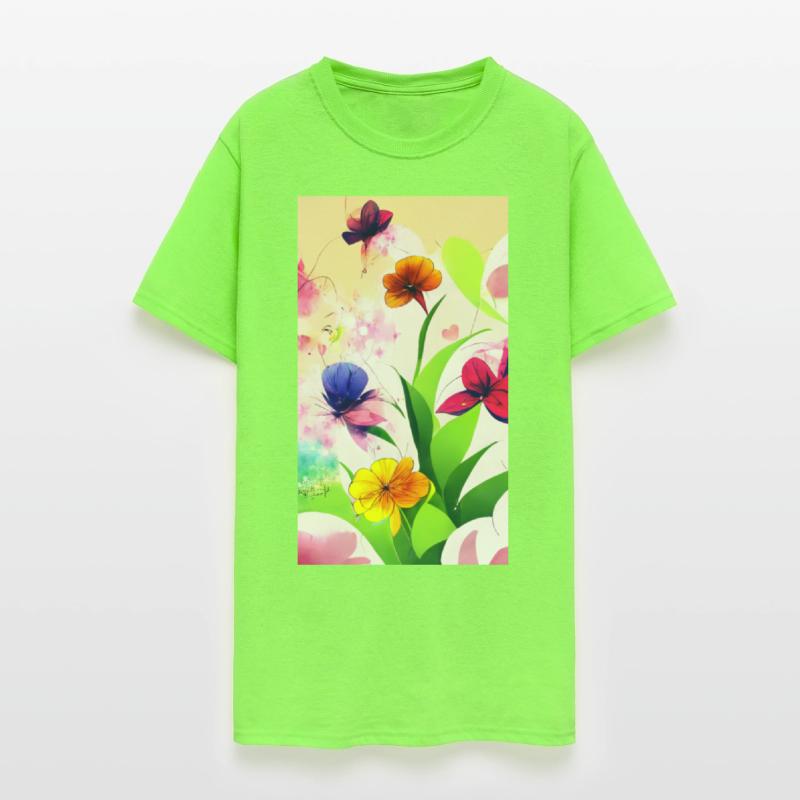 Colorful multicolored bright picture. Painted