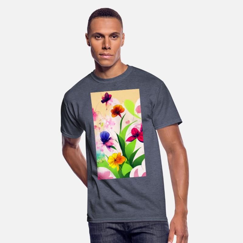 Colorful multicolored bright picture. Painted