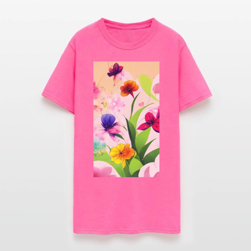 Colorful multicolored bright picture. Painted