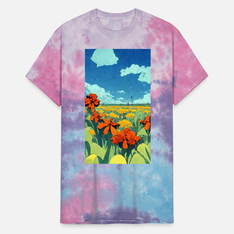 Colorful multicolored bright picture. Painted