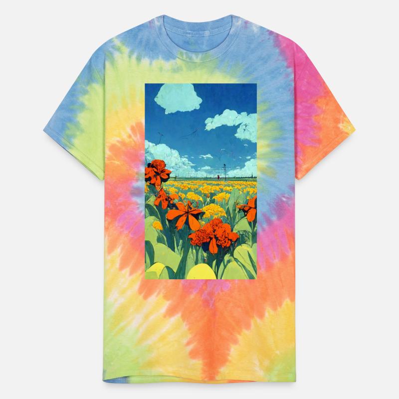 Colorful multicolored bright picture. Painted