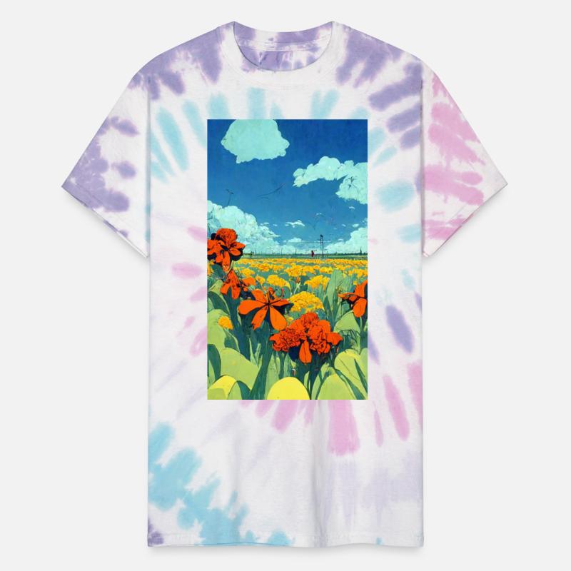 Colorful multicolored bright picture. Painted