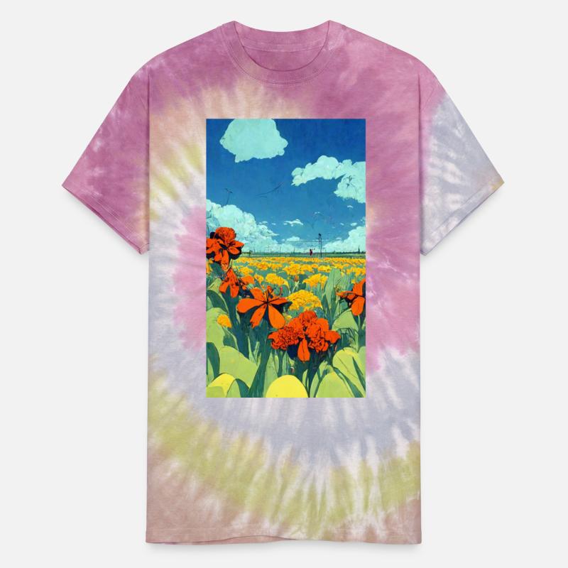 Colorful multicolored bright picture. Painted