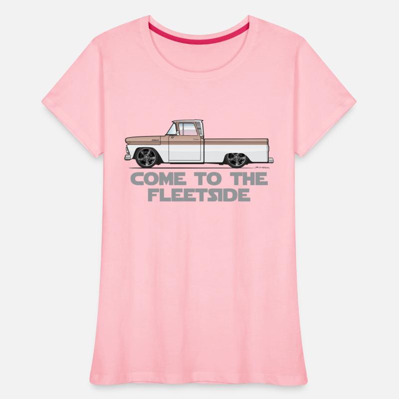 Come to the Fleetside Tahiti Coral and White