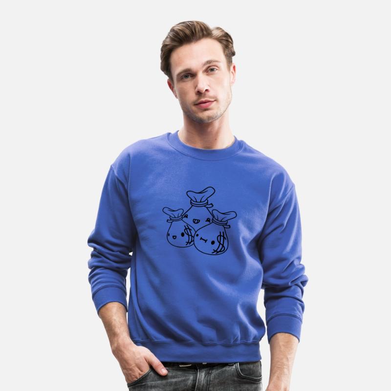 comic money bags friends