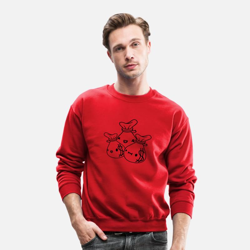 comic money bags friends