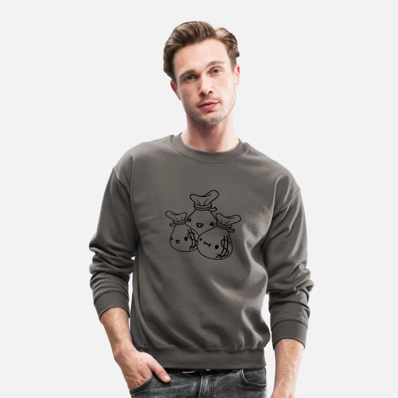 comic money bags friends