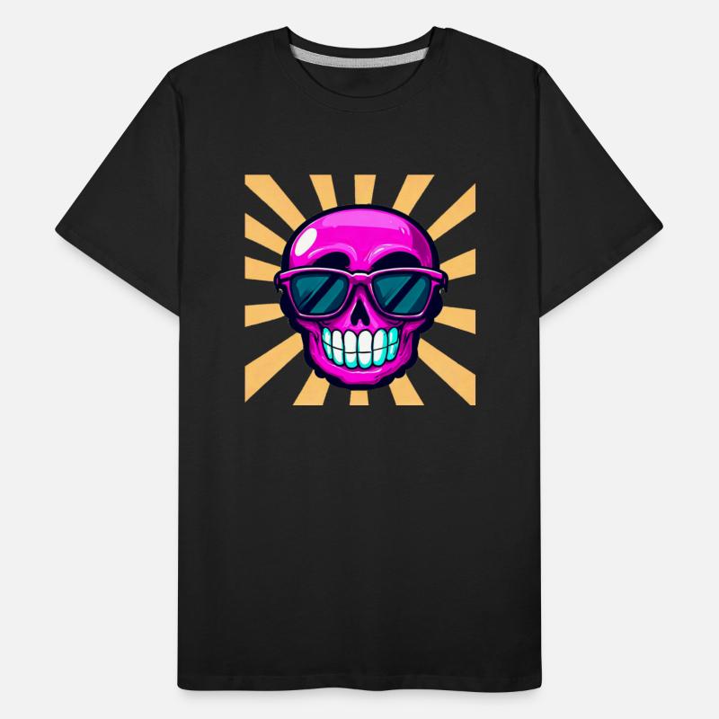 Comic skull smile
