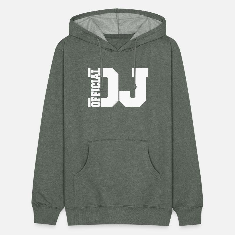 Cool Official DJ Club Music Party Text Lettering