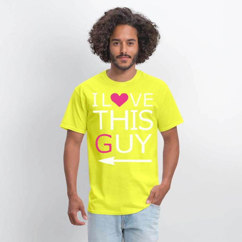Couple Matching Shirts I Love This Guy Girl brothe