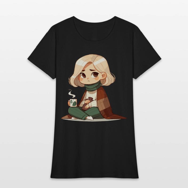 Cozy Autumn Vibes with Warm Blanket and Tea