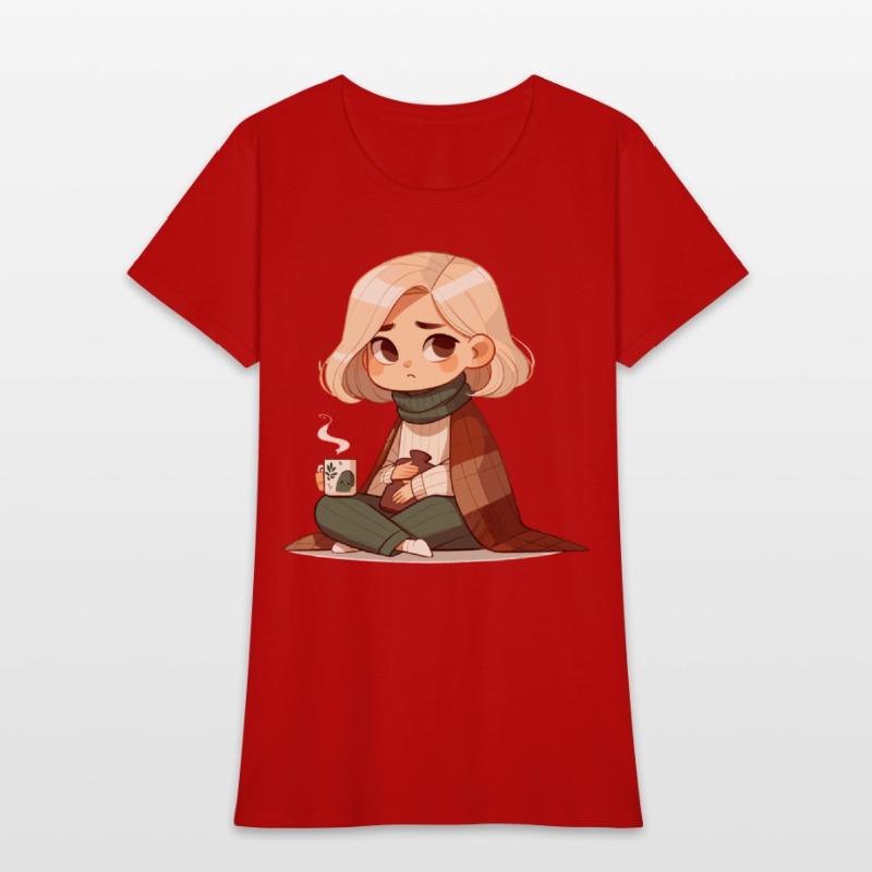 Cozy Autumn Vibes with Warm Blanket and Tea