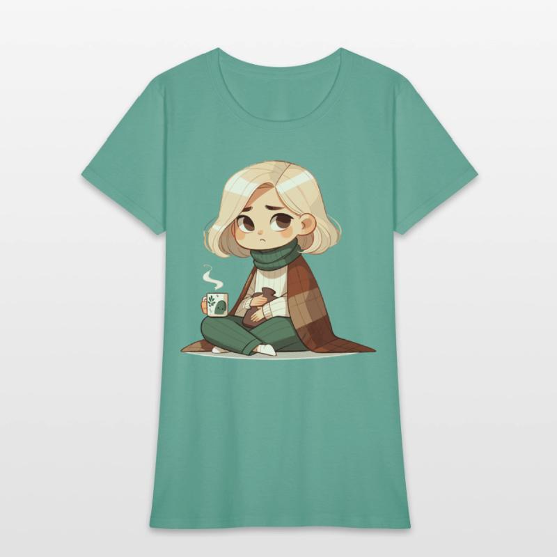 Cozy Autumn Vibes with Warm Blanket and Tea