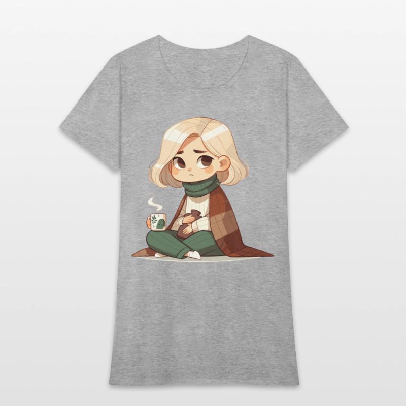 Cozy Autumn Vibes with Warm Blanket and Tea