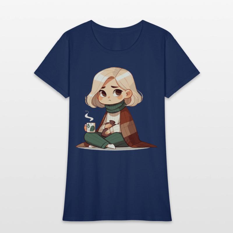 Cozy Autumn Vibes with Warm Blanket and Tea