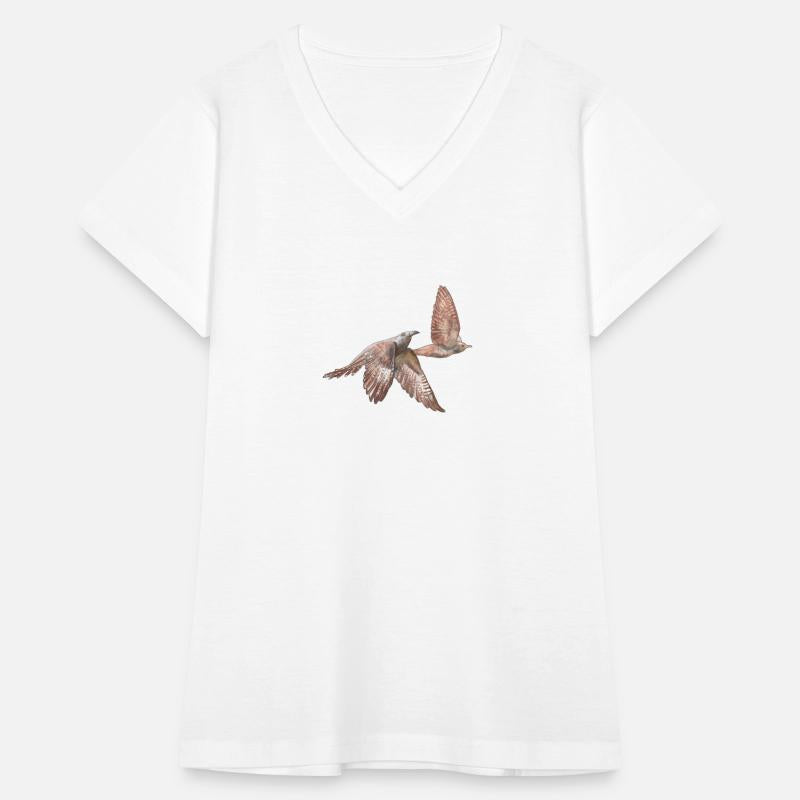 Cuckoo Birds in Flight Illustration