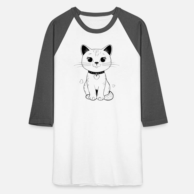 Cute Cat Cute Smiling Cat with Heart Collar
