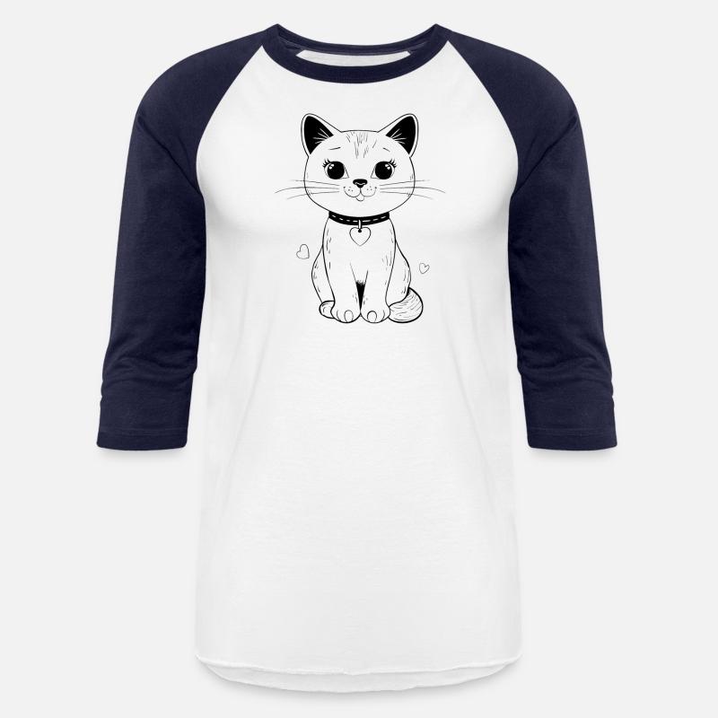 Cute Cat Cute Smiling Cat with Heart Collar