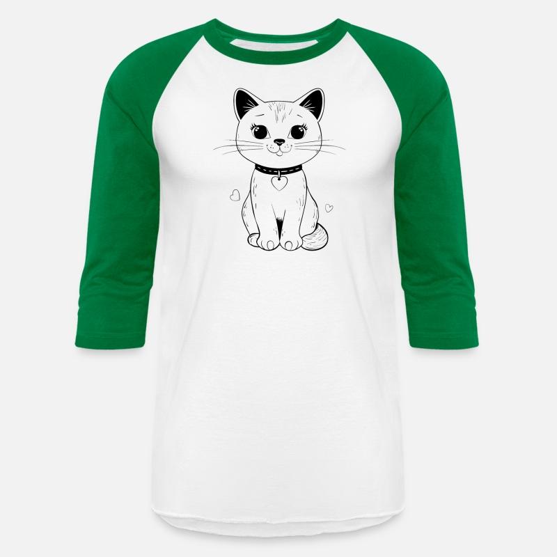 Cute Cat Cute Smiling Cat with Heart Collar