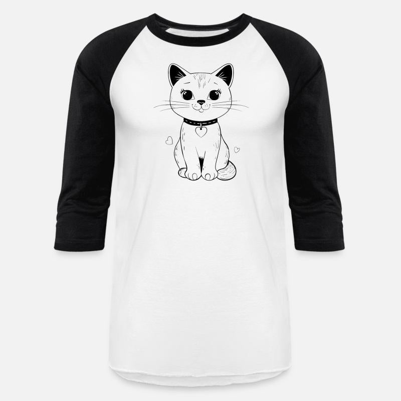 Cute Cat Cute Smiling Cat with Heart Collar