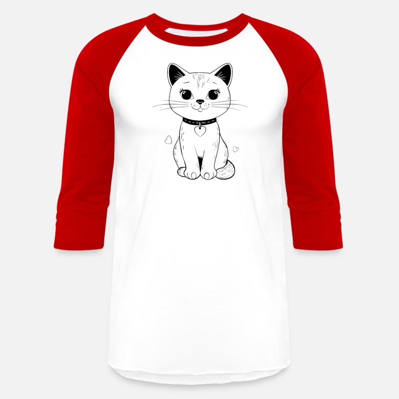 Cute Cat Cute Smiling Cat with Heart Collar