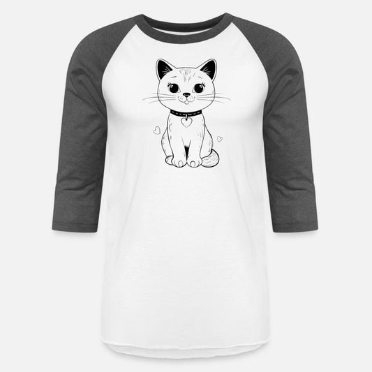 Cute Cat Cute Smiling Cat with Heart Collar