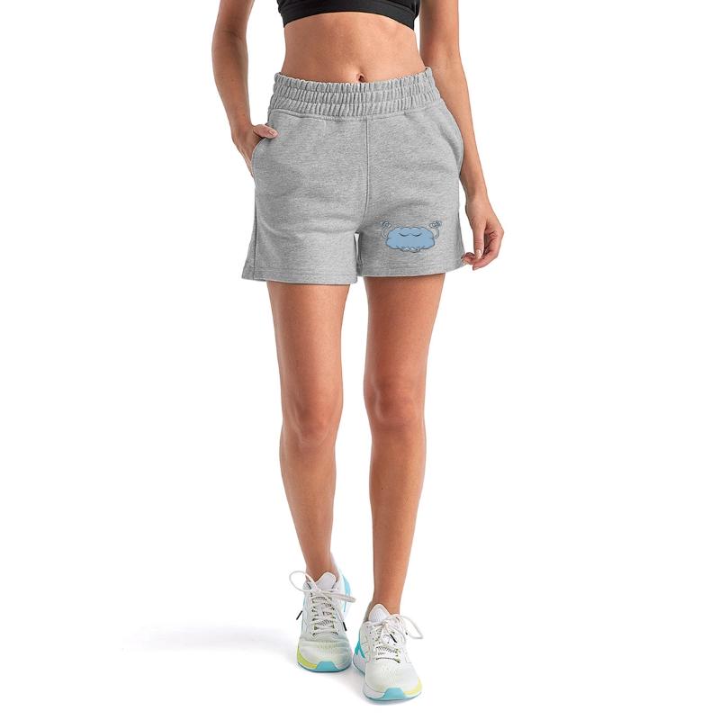 Cute cloud meditating