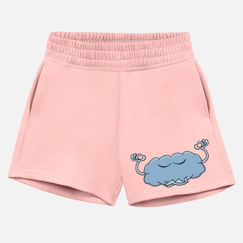 Cute cloud meditating