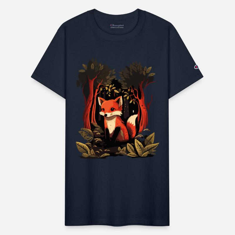 cute fox in the forest