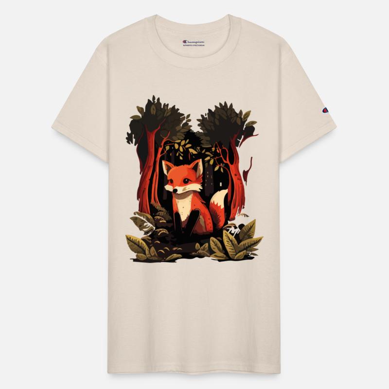 cute fox in the forest