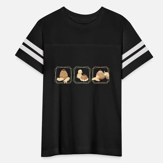 Cute Golden Retriever and Dessert Illustrations