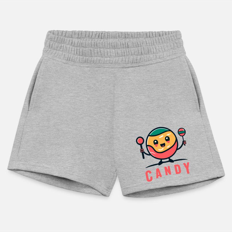 Cute Retro Candy Man With Lollipops + word "Candy"