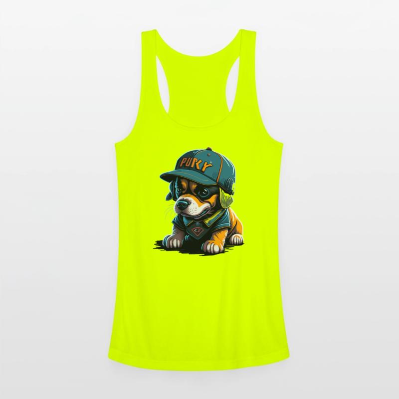 Cute Rottweiler Dog Wearing Baseball Hat