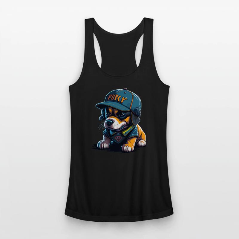 Cute Rottweiler Dog Wearing Baseball Hat