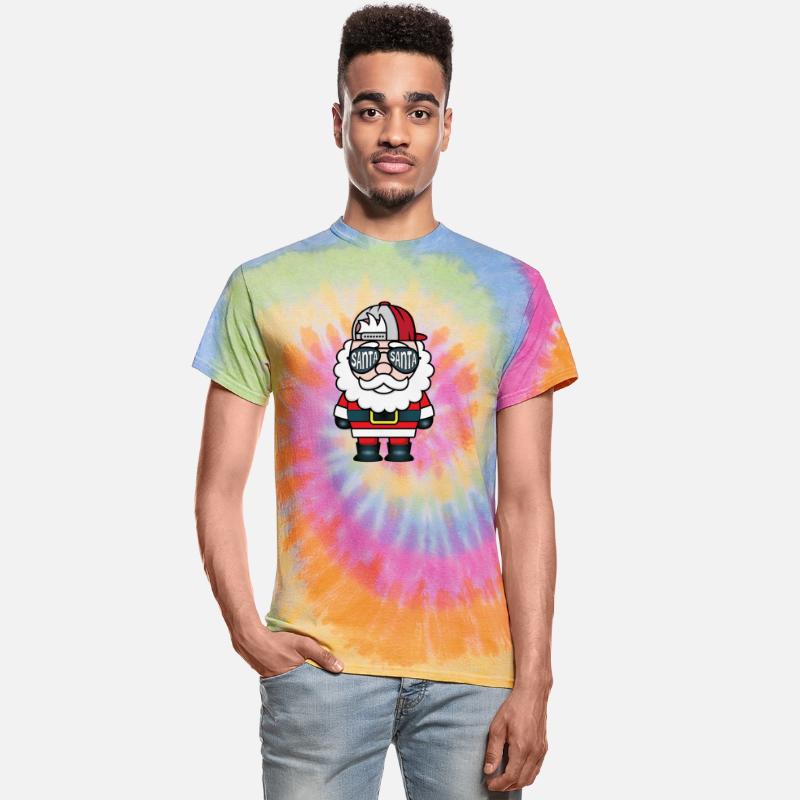 Cute Santa Claus Wearing the Hat Backwards