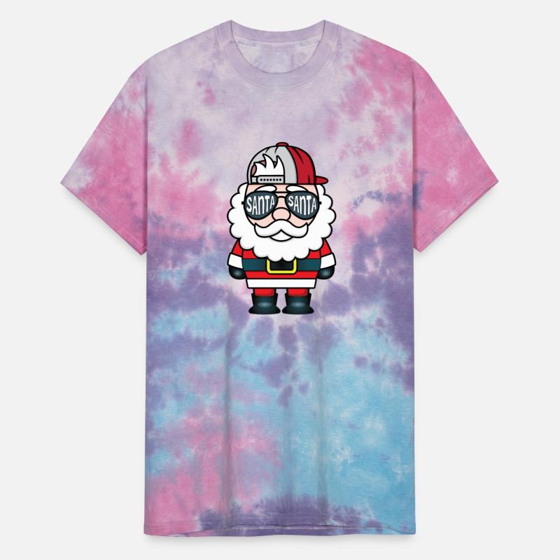 Cute Santa Claus Wearing the Hat Backwards