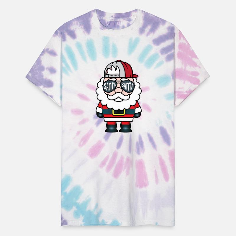 Cute Santa Claus Wearing the Hat Backwards