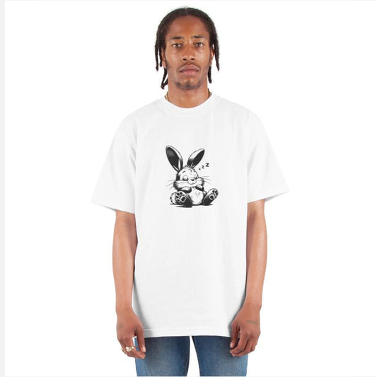 Cute Sleeping Baby Bunny With Big Ears