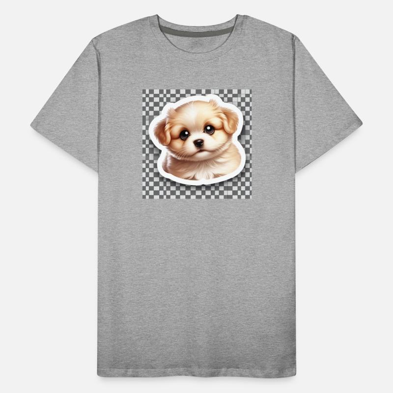 Cute White Puppy Sticker