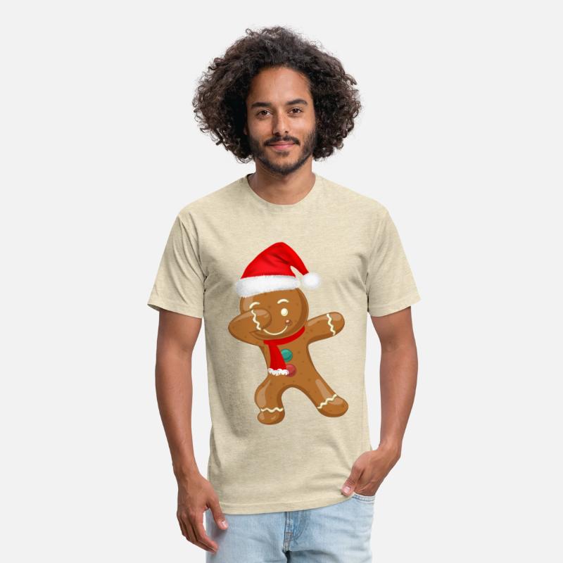 Dabbing Gingerbread Santa Hat Christmas Dancing