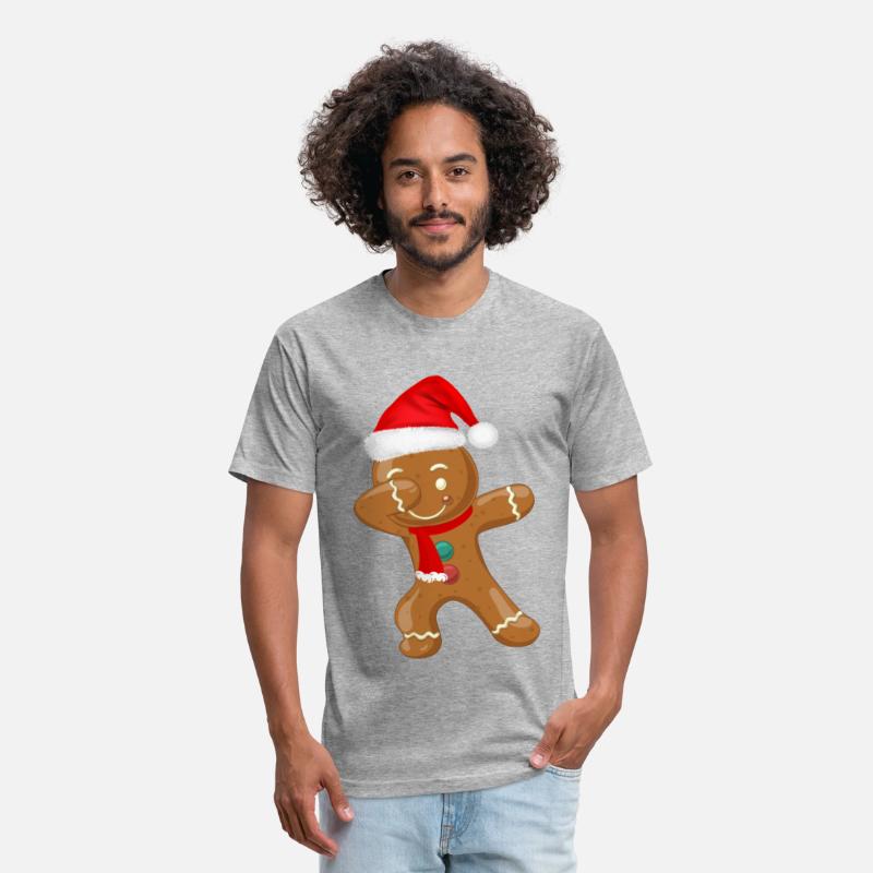 Dabbing Gingerbread Santa Hat Christmas Dancing
