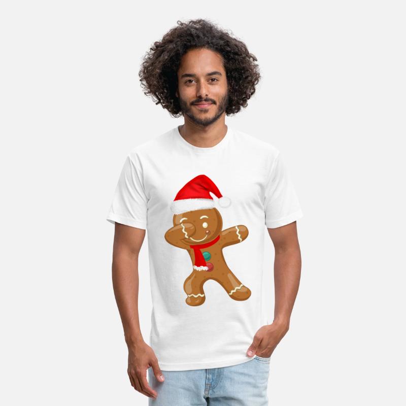 Dabbing Gingerbread Santa Hat Christmas Dancing