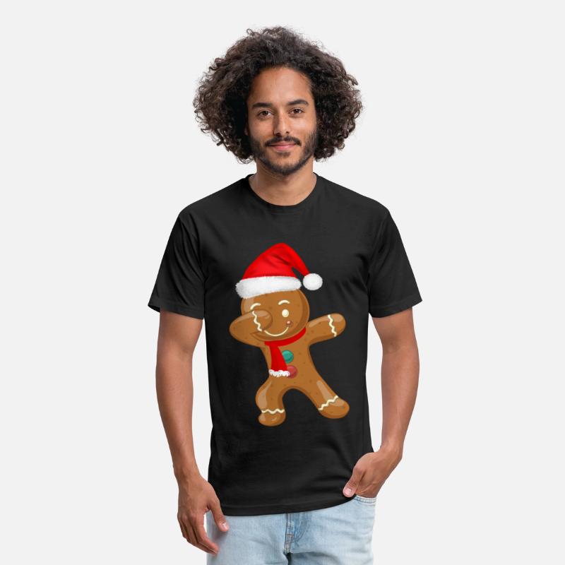 Dabbing Gingerbread Santa Hat Christmas Dancing
