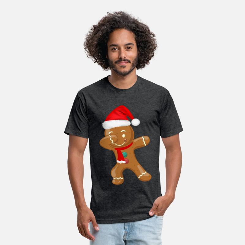 Dabbing Gingerbread Santa Hat Christmas Dancing